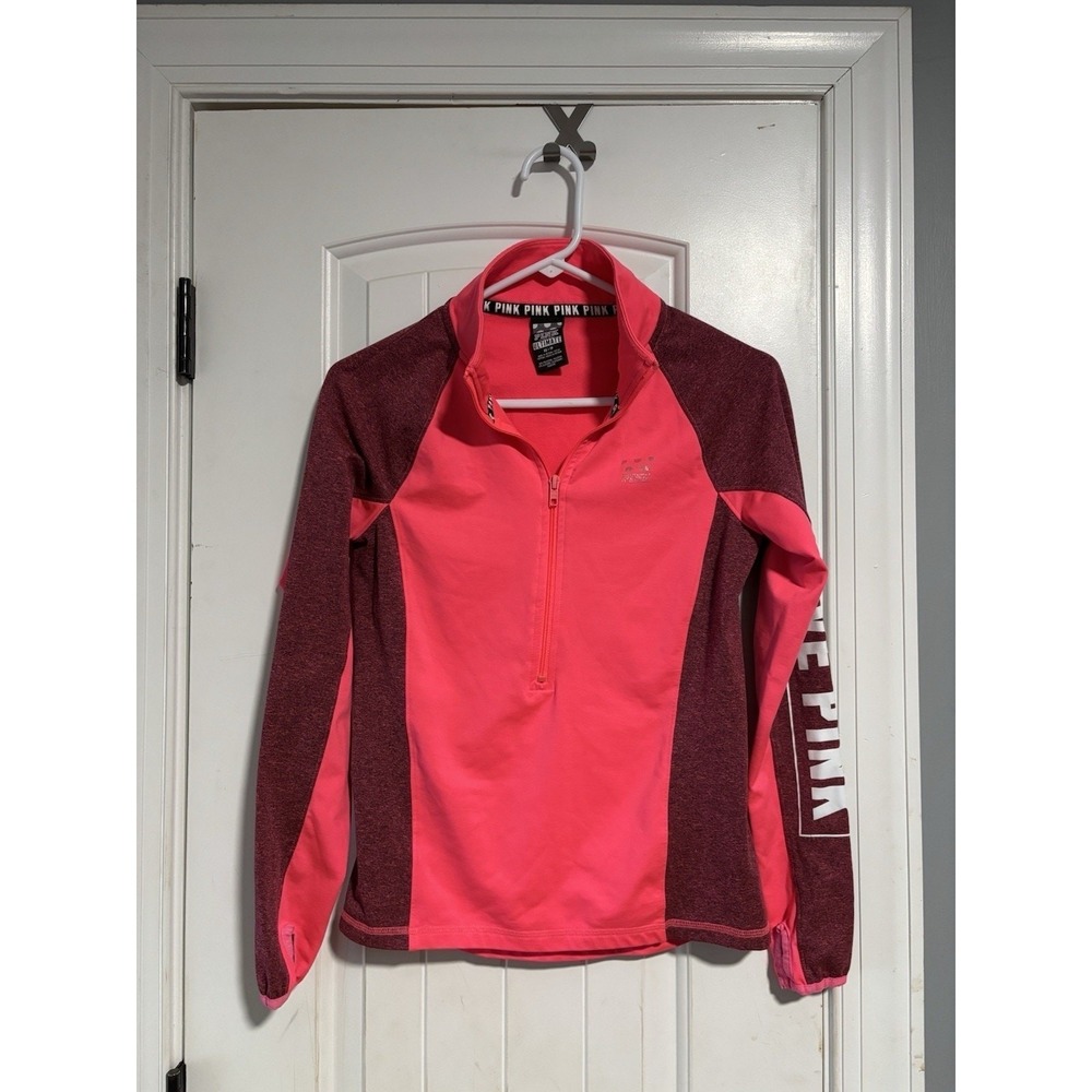 Victoria's Secret Pink Ultimate Half Zip Pullover sweatshirt size XS women's